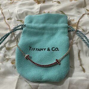 Tiffany & Co. 18K Rose Gold Ruby Smile Pendant